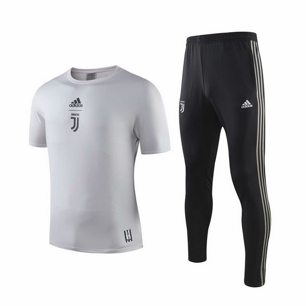 Entrenamiento Juventus Conjunto Completo 2019-20 Gris Negro